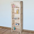 Hastings Home Hastings Home Five Tier Wood Storage Shelving Rack With Removable Cover 545221GDZ